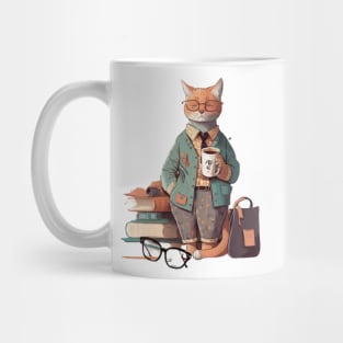Books And Coffee And cats And Social Justice Mug
